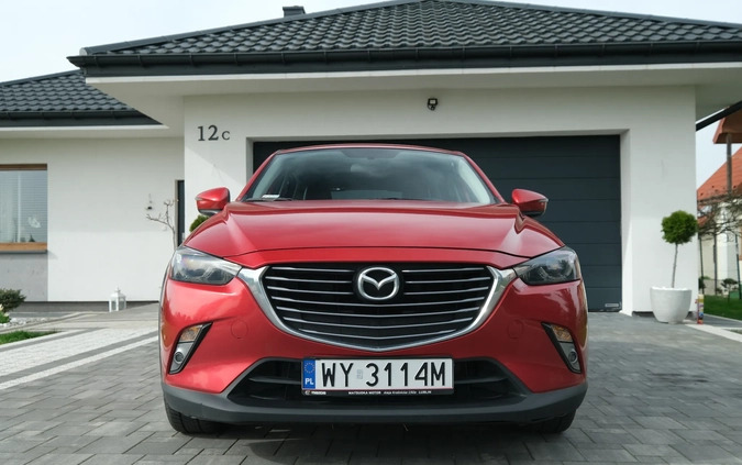 Mazda CX-3 cena 64000 przebieg: 162000, rok produkcji 2016 z Warszawa małe 407